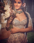 The Matsya Starlight Ponds of Wonder Lehenga