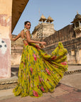 Janhvi Applique Skirt Set