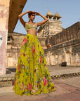 Janhvi Applique Skirt Set