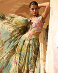 Janhvi Applique Skirt Set