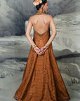 Amber Mustard Anarkali Set | Baroda