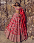 Bhavani Lehenga Set - Red
