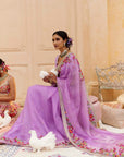 Zardozi Border Saree Set
