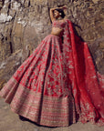 Bhavani Lehenga Set - Red