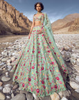 Azure Lehenga Set