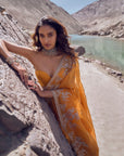 Inayat Saree Set - Orange