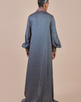Navy Blue - Ivory Anarkali