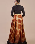 Rich Black - Giraffe Print Skirt Set