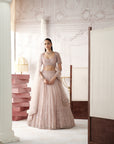 Ivory Blush Embroidered Lehenga Set