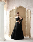 Noir Etoile Embroidered Lehenga Set