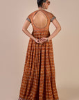 Rust Orange Maxi Dress
