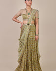 Olive Yellow Skirt Set