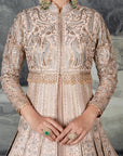 Baby Pink Jacket Set | Baroda