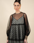Black - Ivory Anarkali