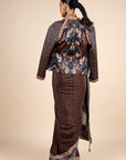 Black - Ivory Reversible Ika Jacket