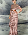 Blush Pink Saree Set