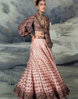 Blush Pink Skirt Set