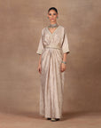 Blush Ivory Kaftan Set | Muraqqa