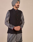 Rich Black Nehru Jacket
