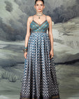 Cerulean Blue Anarkali