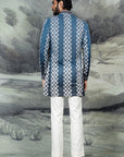 Cerulean Blue Ombre Kurta