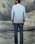 Cerulean Blue Ombre Shirt