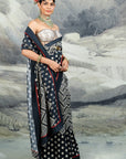 Chevron Corset Saree Set