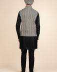 Chevron Nehru Jacket