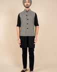 Chevron Nehru Jacket