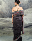 Chevron Saree Set