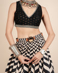 Chevron Skirt Set