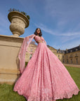 Pink Sequin Lehenga Set - Ready to Ship