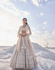 Nude Cream Dori Lehenga Set