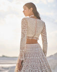 Nude Cream Dori Lehenga Set