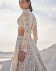 Nude Cream Dori Lehenga Set