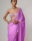Mauve Saree Set