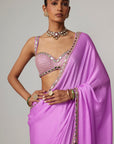 Mauve Saree Set