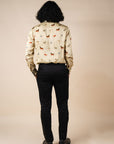 Creme Ivory Fauna Printed Shirt