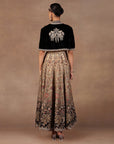 Creme Ivory - Sage Ombre Anarkali Set