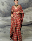 Crimson Red Saree Set | Baroda