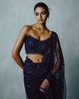 Twilight Sheer Sculpt Saree