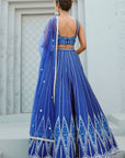 Blue Sunflower Skirt