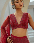 Red Alisha Skirt