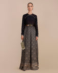Deep Violet Ombre Anarkali