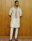 Ivory Elan Kurta and Trouser