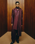 Emberline Brown Kurta, Dupatta and Salwar Set