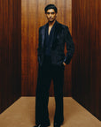 Midnight Paisley Velvet Tuxedo