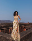 Classic Printed Saree Set