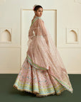 Raiha Lehenga Set - Soft Pink