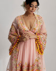 Zohra Peplum With Sharara -Mallika Singhania